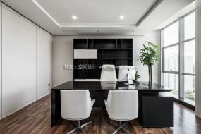 黑白风格办公室装修设计效果图片