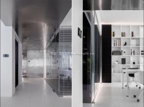 黑白风格办公室装修高清图片