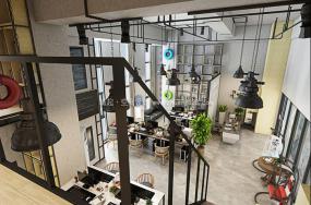 工业风格办公室装饰设计效果图