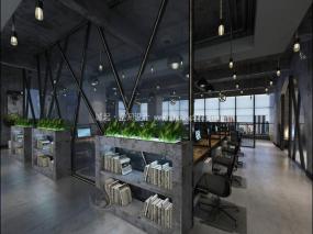 现代工业风格办公室装修图片