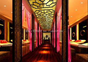 足浴店装修实景图片