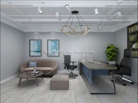 40平米简约风格办公室设计装修效果图片