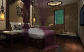 主题足浴店装修设计效果图