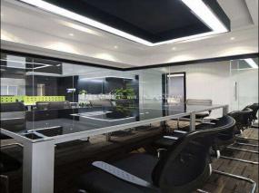 个性简约风格办公室装潢效果图