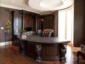 大气文雅风格办公室装修效果图