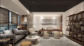 日式简约风格办公室设计装饰效果图片