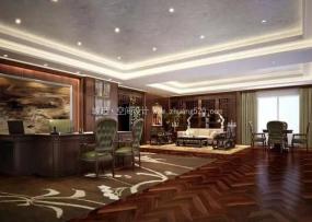 欧式简约风格办公室装修实物图片