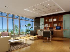 欧式简约风格办公室设计装饰效果图