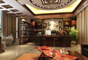 欧式简约风格办公室设计装饰图片