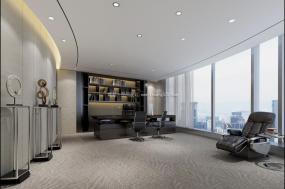 简约风格40平米办公室设计装修效果图片