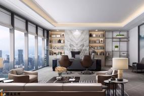 40平米办公室效果图