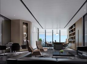 高端董事长办公室装修高清图片