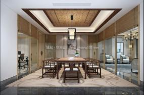 高端董事长风格办公室装修效果图