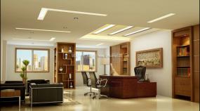 高端董事长办公室装修装潢效果图