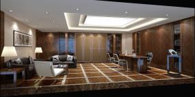 高端董事长办公室设计装潢图片