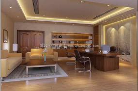 高端董事长办公室设计效果图