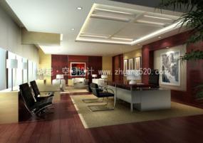 老总办公室设计效果图