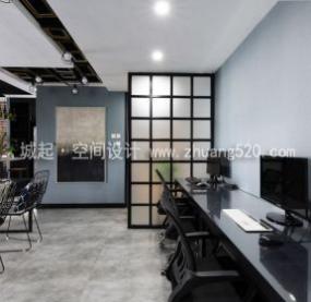 简约风格老总办公室设计装饰效果图