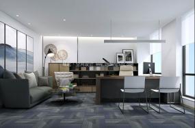 最新简约风格老总办公室设计装饰效果图