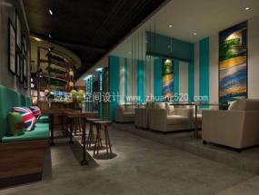 简约风格咖啡厅设计装修效果图