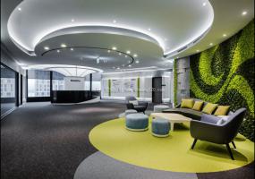 高档大气风格办公室设计装修效果图片