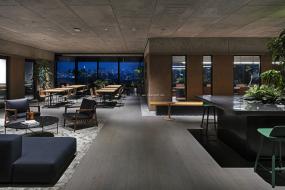 高档大气风格办公室装修实物图片