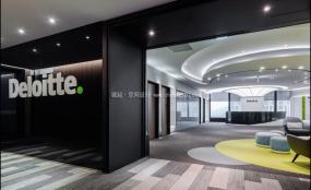 高档大气风格办公室设计装修效果图