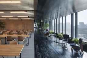 高档大气办公室装修高清效果图