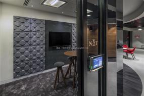 大气简单风格办公室装修装潢效果图