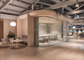 最新简约风办公室设计装饰效果图