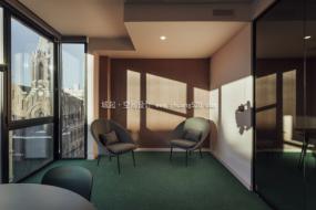 个性简约风格办公室装潢效果图片