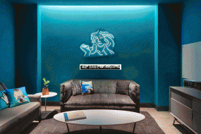 轻快风格办公室装饰图片