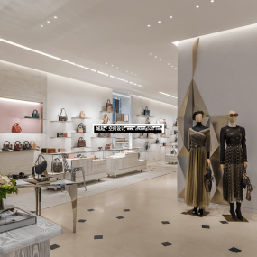 简约风格专卖店设计装饰效果图片