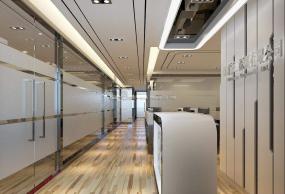 中式传统办公室装修效果图