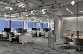现代简约创意风格办公室装修效果图
