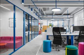 简约创意风格办公室装饰设计效果图