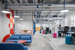 现代高档风格办公室装修效果图