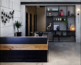 现代欧式简约风格办公室装修效果图