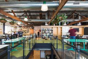 办公室最新室内装修设计效果图片2018