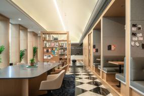 办公室室内装饰设计效果图2018图片