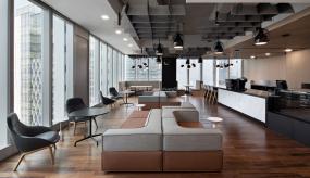 大办公室集成吊顶装修效果图