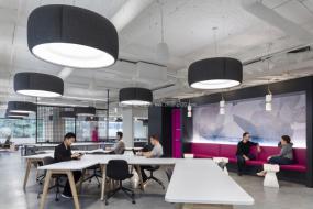 办公室装修天花吊顶设计效果图片大全2018