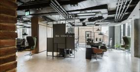 办公室石膏吊顶装饰设计效果图片欣赏