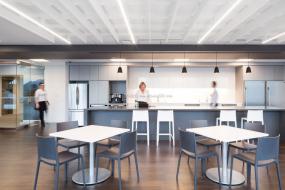 办公室集成吊顶灯装修设计效果图