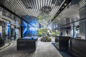 办公室简单吊顶装修效果图