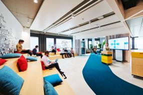 专业办公室室内吊灯装修效果图片欣赏