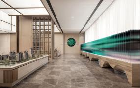 最新办公室室内布置设计效果图片