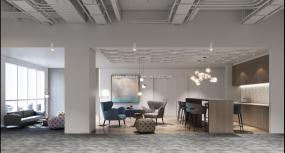 办公室布置设计效果图片案例
