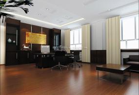 总裁办公室吊顶装饰效果图