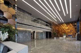 现代风格办公室吊顶装修图片2018